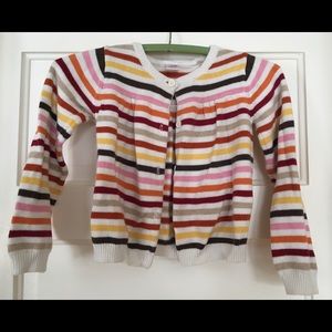 Gymboree Girls size 5-6 sweet striped sweater
